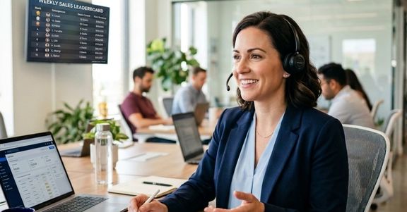 Image of sales manager recruiting salespeople