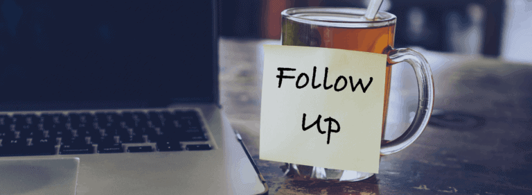 keys to successful sales follow up