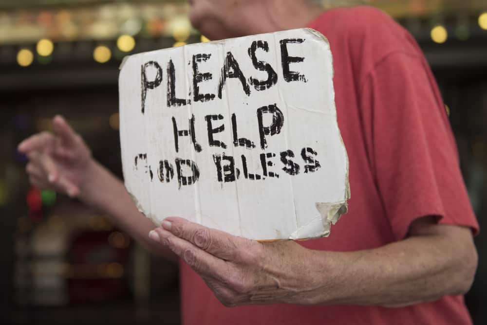cold calling and panhandling