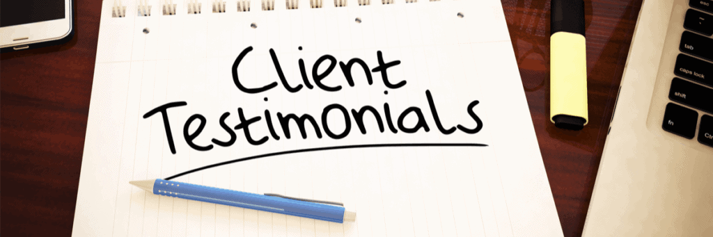 testimonials customer experience