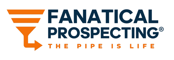 Image of logo for Sales Gravy's Fanatical Prospecting training created by Jeb Blount