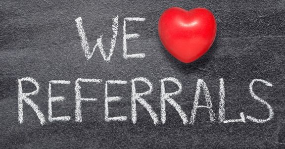 Image about how we love referrals more than cold leads