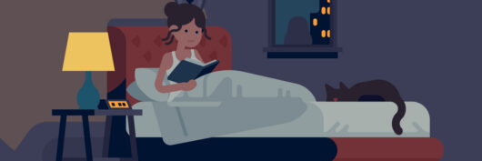 Image of sales representative getting better sleep to improve productivity