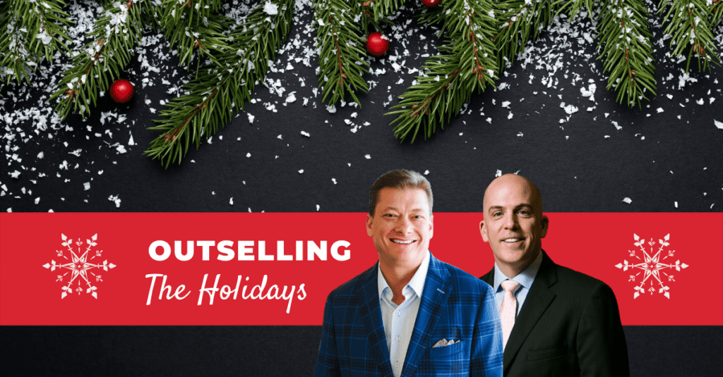 outselling the holidays podcast jeb blount anthony iannarino garland background