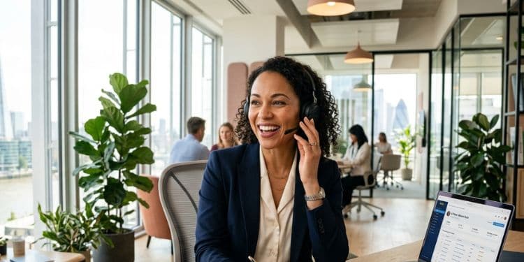 Image of a sales representative using Fanatical Prospecting system to prospect for new clients