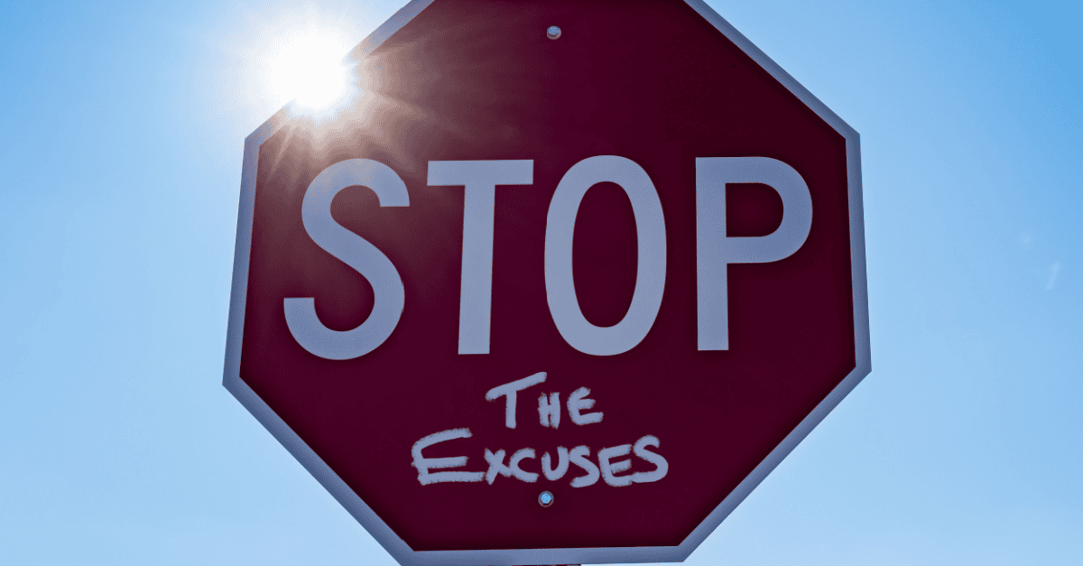 Top 20 Excuses for Not Selling