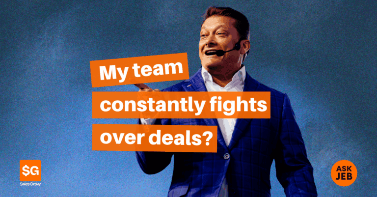 sales gravy jeb blount territory disputes