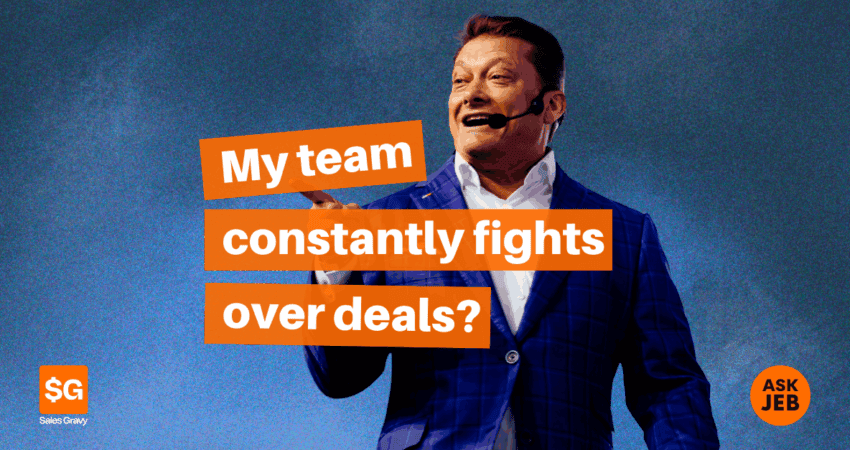 sales gravy jeb blount territory disputes