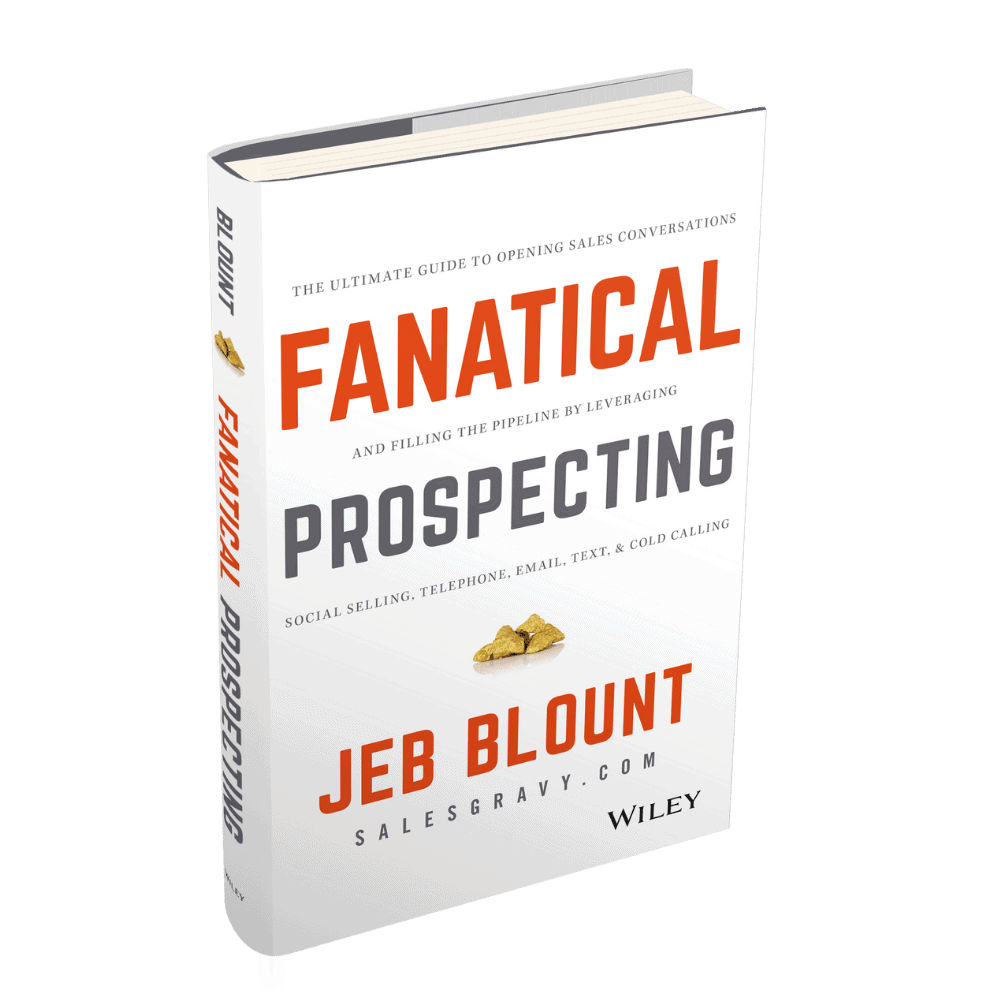 Fanatical Prospecting is the best selling prospecting and business development sales training book of all time.