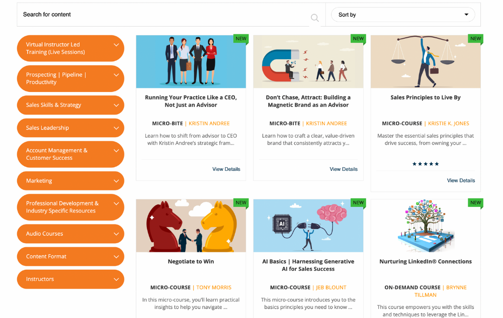 Salespeople can boost their sales performance and productivity by taking courses on Sales Gravy University - the world's most powerful sales training engine.