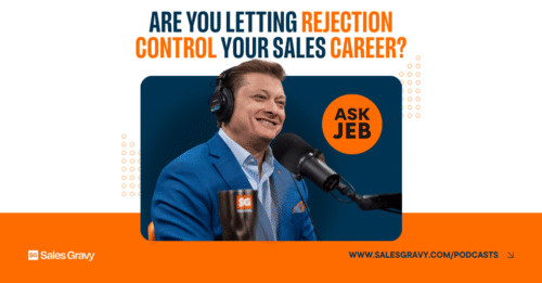 Here's a question that'll stop you in your tracks: Would you let someone walk up to you, take your wallet, empty out all your cash and credit cards, and leave your family with nothing? Of course not. That's insane. But if you're in sales and you let rejection stop you from making calls, booking appointments, and closing deals, that's exactly what you're doing. You're handing over your commission check to fear. That was the powerful insight from Wendy Ramirez, a leading Mexican sales expert and author of Lo que nadie habla de las ventas: Estrategias para no ser llamarada de petate or What Nobody Talks About in Sales: Strategies to Avoid Being a Flash in the Pan, on a recent episode of Ask Jeb the Sales Gravy Podcast. When you give rejection the power to stop you, you're literally taking money away from your family. Let that sink in. Listen more on the Sales Gravy Podcast, the number one sales training company