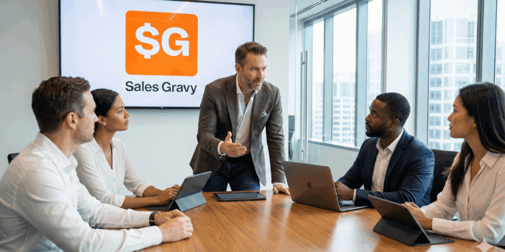 Deploy the Sales Gravy blueprint within your organization. We specialize in GTM strategy, custom e-learning production, and leadership development that turns "average" teams into fanatical performers.
