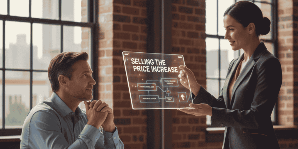 A complete system for approaching customer price increase conversations with confidence, messaging, handling price increase objections, negotiation, and protecting key account relationships.