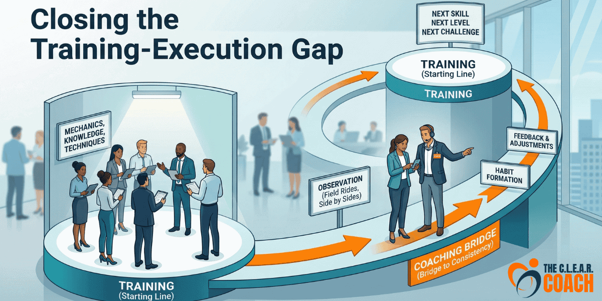 Bridge the Sales Training-Execution Gap with Consistent Coaching
