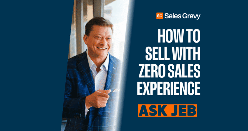 Jeb Blount, founder of Sales Gravy, the number one sales training company in the world, coaching a first-time entrepreneur on how to land his first customers and build a sales pipeline from scratch.
