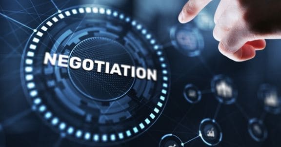 Image of sales negotiation skills concept