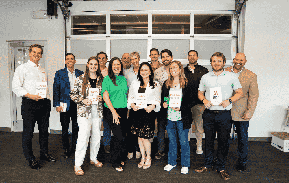 Sales team reading Fanatical Prospecting by Jeb Blount — Free Book Club Guide from Sales Gravy