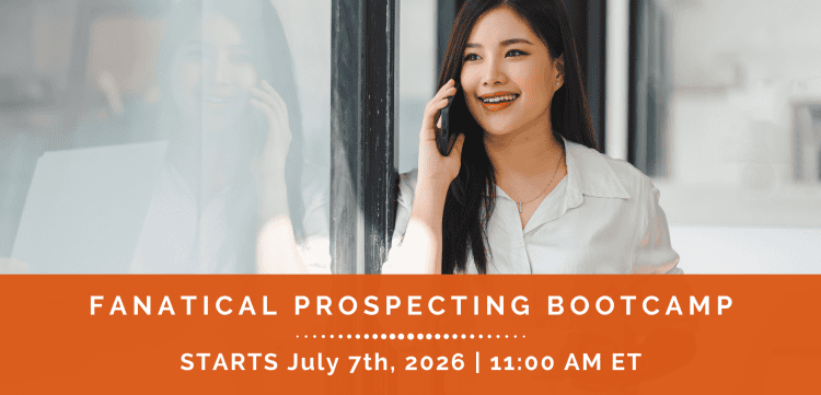 The Fanatical Prospecting Bootcamp is a comprehensive master class on sales prospecting. Developed from Jeb Blount's mega-bestselling book Fanatical Prospecting, this is our most popular course and the perfect entry point into the Sales Gravy sales philosophy. In this virtual, instructor-led sales training, we teach you the tools, techniques, and tactics to confidently leverage the phone, email, text, LinkedIn, and direct messaging to fill your pipeline with high-quality prospects.