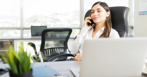 Image of a sales rep cold calling using Sales Gravy approach