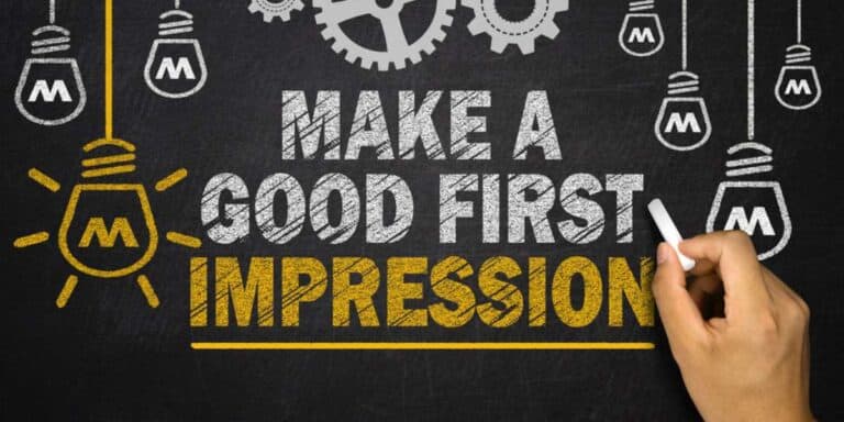 Image of Make a Great First Impression in Sales Concept