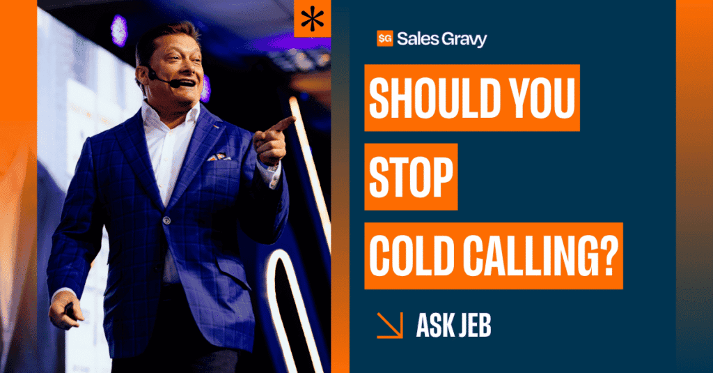 Bestselling author of Fanatical Prospecting, Jeb Blount, explains when to stop cold calling and how to protect pipeline coverage, from the number one sales training organization