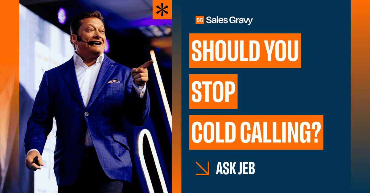Bestselling author of Fanatical Prospecting, Jeb Blount, explains when to stop cold calling and how to protect pipeline coverage, from the number one sales training organization
